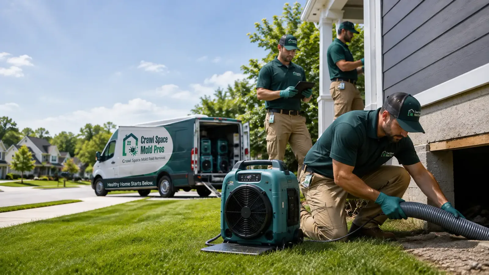 Crawl Space Mold Removal in Troy, NC